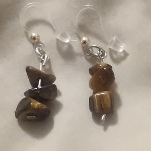 Yellow Tiger's Eye Earrings